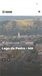 Mobile Screenshot of lagodapedra.ma.gov.br
