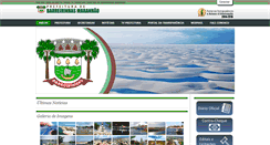 Desktop Screenshot of barreirinhas.ma.gov.br