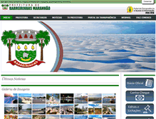 Tablet Screenshot of barreirinhas.ma.gov.br