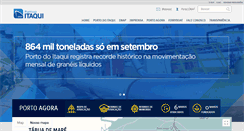 Desktop Screenshot of portodoitaqui.ma.gov.br