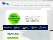 Tablet Screenshot of portodoitaqui.ma.gov.br